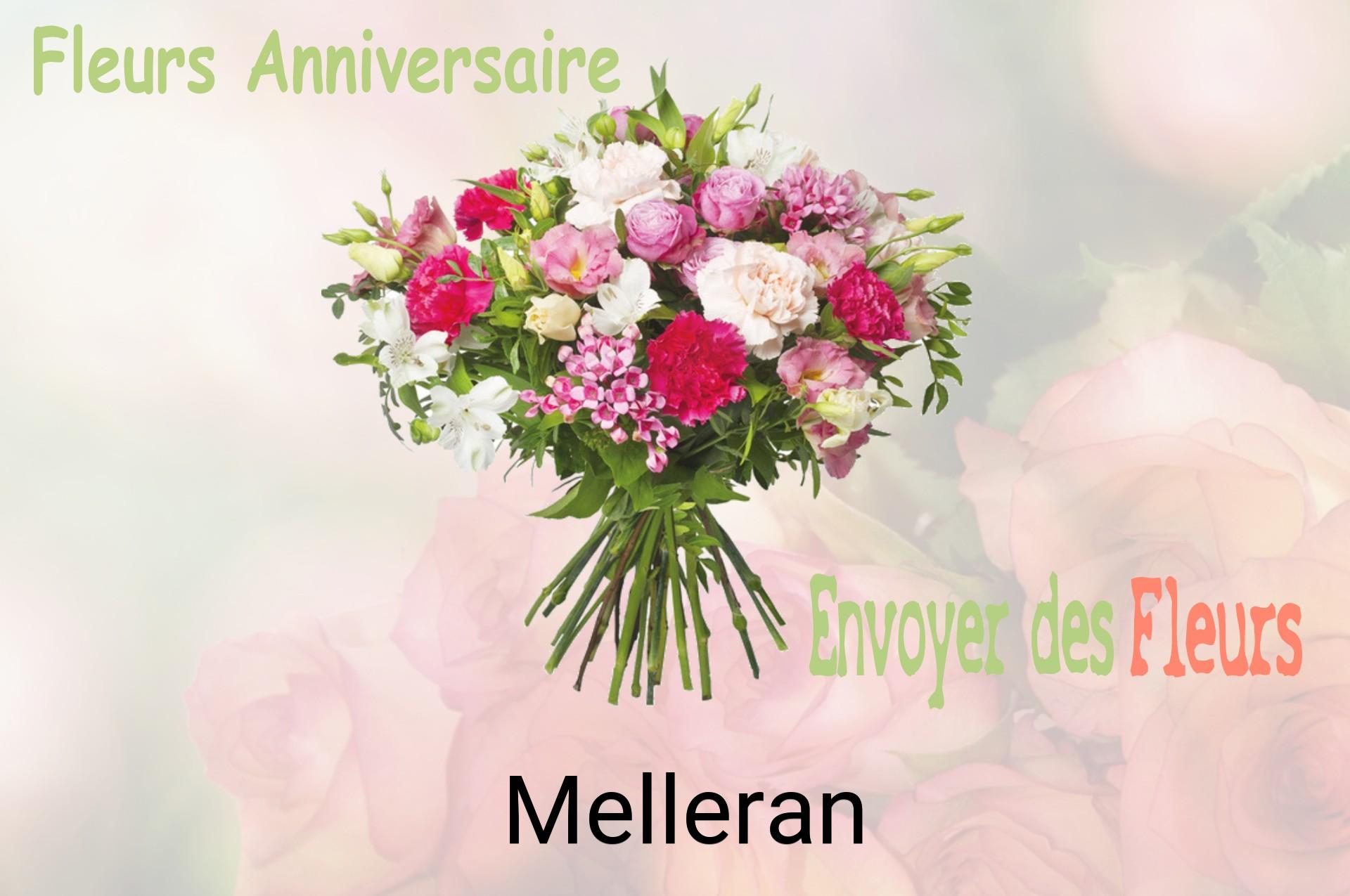 Bouquet de fleurs d’anniversaire livré à Melleran